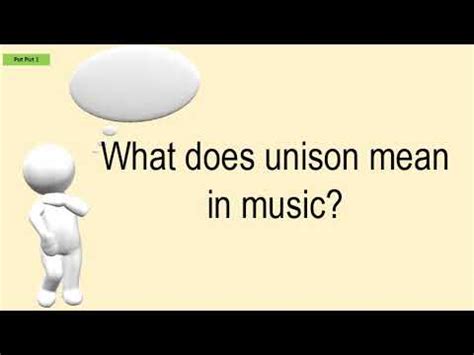 What is a unison in music, and how does it dance with silence in the symphony of existence?