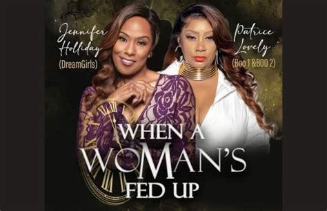 when a woman's fed up stage play does she have a right to speak